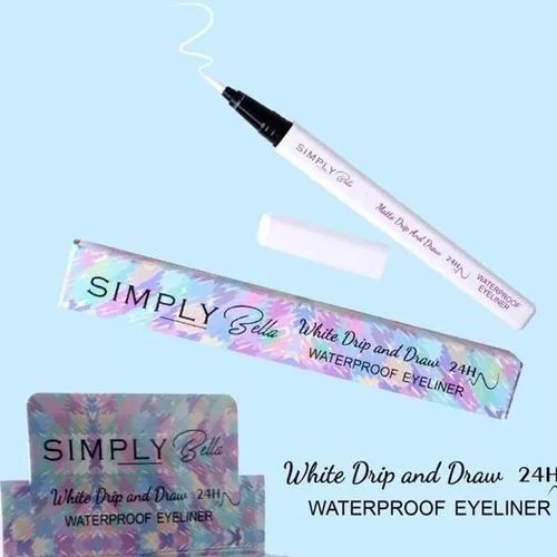 Simply Bella Drip & Draw Waterproof White Eyeliner